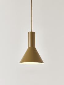 Petite suspension design Lyss, Vert olive, Ø 18 x haut. 23 cm