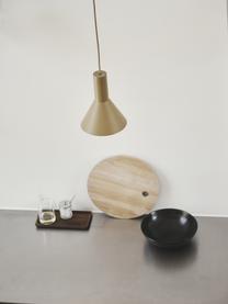 Kleine design hanglamp Lyss, Olijfgroen, Ø 18 x H 23 cm