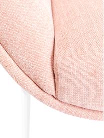 Polster-Loungesessel Austin in Rosa, Bezug: 100% Polyester, Beine: Stahl, pulverbeschichtet, Webstoff Rosa, B 83 x T 82 cm