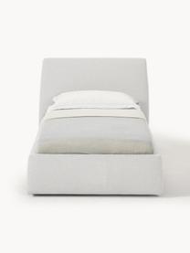 Jednolůžková postel s úložným prostorem Cloud, Tlumeně bílá, Š 90 cm, D 200 cm