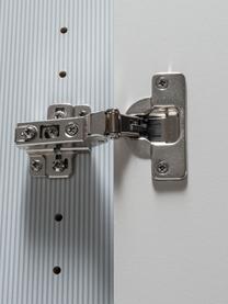 Drehtürenschrank Monaco, 3-türig, Korpus: Holzwerkstoff, foliert, Griffe: Metall, beschichtet, Hellbeige, B 148 x H 216 cm
