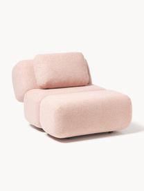 Sillón de borreguillo Caterpillar, Funda: borreguillo (100% poliést, Patas: plástico, Boreguillo rosa claro, An 82 x F 118 cm