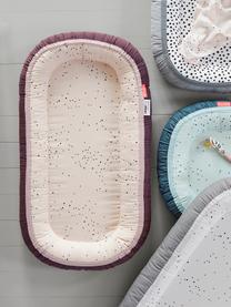 Babynest Dreamy Dots, Bezug: 100% Baumwolle, Oeko-Tex-, Matratze: 100% PU-Schaumstoff, Rosa, B 50 x L 93 cm