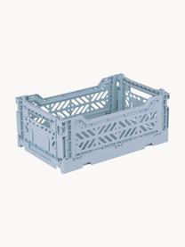 Caja plegable Mini, 27 cm, Plástico, Gris azulado, An 27 x F 17 cm