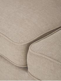 Grand canapé 2 places beige Warren, Tissu beige