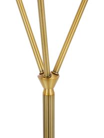 Vloerlamp Twiggy in goudkleur, multiflame, Lampvoet: messing, Wit, messingkleurig, Ø 43 x H 165 cm