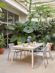 Záhradná stolička s opierkami Isabellini, Umelá hmota, Sivá, Š 54 x H 49 cm