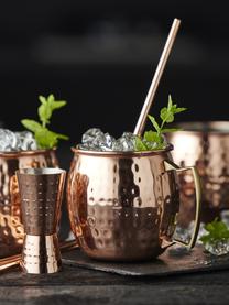 Mokkenset Moscow Mule Lyngby met gehamerd oppervlak, 9-delig, 18/10 roestvrij staal, gecoat en gehamerd. 

De set is gemaakt van roestvrij staal. Het is daardoor duurzaam, roest niet en is bestand tegen bacteriën., Koperkleurig, zilverkleurig, goudkleurig, Set met verschillende formaten