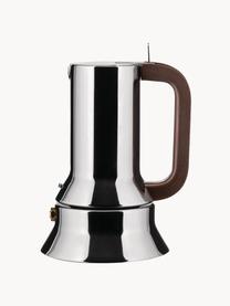 Kaffeekocher 9090 für eine Tasse, Korpus: Edelstahl 18/10, hochglan, Griff: Kunststoff, Silberfarben, Dunkelbraun, Ø 10 x H 15 cm