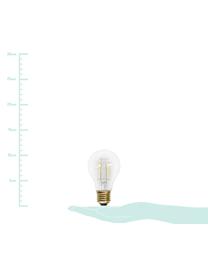 Lampadina a LED Airtight Four (E27 / 2,3Watt), Paralume: vetro, Base lampadina: Ottone, Trasparente, ottone, Ø 6 x Alt. 11 cm