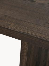Jedálenský stôl z dubového dreva Emmett, 240 x 95 cm, Masívne dubové drevo, ošetrené olejom
Tento produkt je vyrobený z trvalo udržateľného dreva s certifikátom FSC®., Dubové drevo, tmavý olej, Š 240 x H 95 cm
