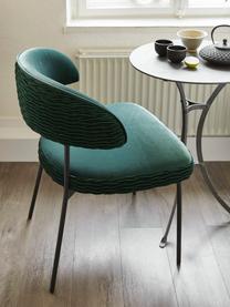 Chaise velours rembourré The Winner Takes It All, Vert