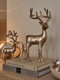 Cerfs décoratifs Noël Thielo, 2 élém., Aluminium, enduit, Or laiton, Lot de différentes tailles