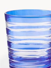 Sada sklenic Cobalt, 6 dílů, Sklo, Modrá, fialová, Ø 9 cm, V 10 cm, 250 ml