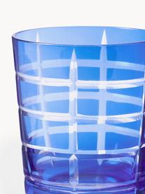 Sada sklenic na vodu Cobalt, 6 dílů, Sklo, Modrá, fialová, Ø 9 cm, V 10 cm, 250 ml