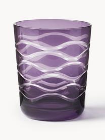 Vasos Cobalt, 6 uds., Vidrio, Azul y lila transparente, Ø 9 x Al 10 cm, 250 ml