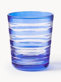 Sada sklenic na vodu Cobalt, 6 dílů, Sklo, Modrá, fialová, Ø 9 cm, V 10 cm, 250 ml