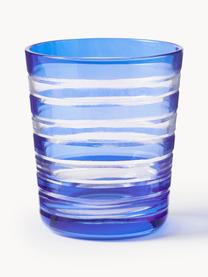 Vasos Cobalt, 6 uds., Vidrio, Azul y lila transparente, Ø 9 x Al 10 cm, 250 ml