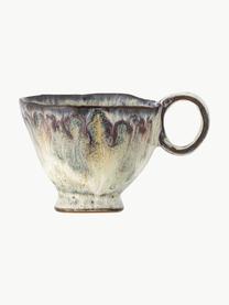 Handgefertigte Tasse Imogen, Steingut, Grau, Blau, Mehrfarbig, Ø 9 x H 7 cm, 175 ml