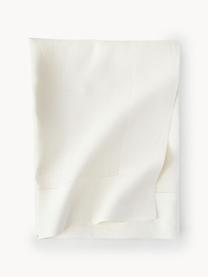 Ľanový obrus s ažurovou výšivkou Alanta, Lomená biela, 2-4 osoby (D 120 x Š 120 cm)