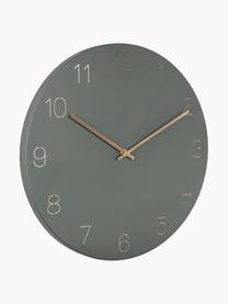 Nástěnné hodiny Charm, Potažený kov, Šedá, Ø 40 cm