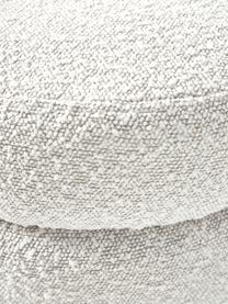 Panca imbottita in bouclé Alto, Rivestimento: bouclé (100% poliestere) , Struttura: legno di pino massiccio, , Bouclé bianco crema, Larg. 110 x Alt. 47 cm