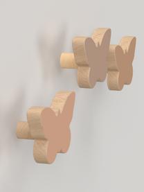 Set di 3 ganci da parete in legno di faggio fatti a mano Butterfly, Legno di faggio laccato

Questo prodotto è realizzato con legno di provenienza sostenibile e certificato FSC®, Tonalità beige, legno di faggio, Larg. 11 x Alt. 6 cm