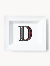 Westwing Collection x MEISSEN, handgefertigte Vide-Poche Initials mit Dekor, Porzellan, glasiert, D, B 16 x T 13 cm