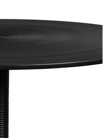 Okrągły stół do jadalni Hypnotising, Aluminium lakierowane, Czarny, Ø 92 x W 76 cm