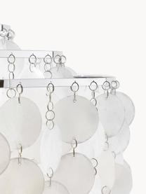 Design závěsné svítidlo Fun, Stříbrná, tlumeně bílá, Ø 57 cm, V 38 cm