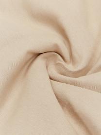 Housse de coussin 45x45 en coton beige Ilari, 100 % coton, Beige, larg. 45 x long. 45 cm