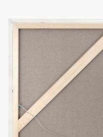 Handgemaltes Leinwandbild Scenario mit Holzrahmen, Rahmen: Eichenholz, Design 2, B 92 x H 120 cm