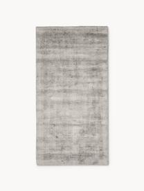 Tapis en viscose tissé main Jane, Gris, larg. 200 x long. 300 cm (taille L)