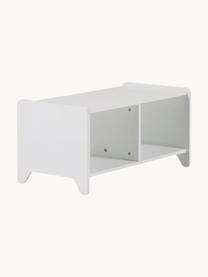 Petite étagère pour enfant Nunila, MDF, laqué, Blanc, larg. 78 x haut. 38 cm