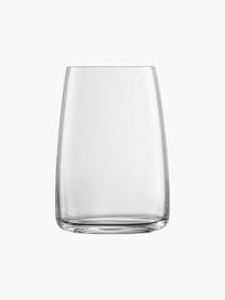 Vasos de cristal Vivid, 4 uds., Cristal Tritan, Transparente, Ø 8 x Al 12 cm, 500 ml