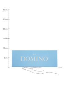 Hra domino Classic, 30 dílů, Papír, dřevo, Modrá, Š 24 cm