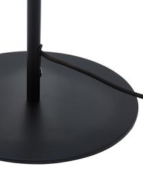 Vloerlamp Aurelia in zwart, Lampvoet: gepoedercoat metaal, Zwart, grijs, Ø 25 x H 155 cm