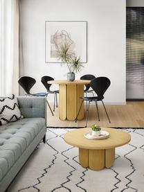 Kulatý dřevěný konferenční stolek Soft, Středně hustá dřevovláknitá deska (MDF) s dubovou dýhou, certifikovaná FSC®, Dubové dřevo, Ø 79 cm, V 41 cm