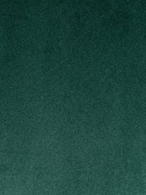 Poltrona in velluto verde Bon, Rivestimento: 100% velluto di poliester, Struttura: compensato, legno albero , Piedini: acciaio verniciato a polv, Velluto verde, Larg. 80 x Prof. 76 cm