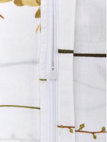 Pościel z bawełny Outside, Biały, wielobarwny, 155 x 220 cm + 1 poduszka 80 x 80 cm