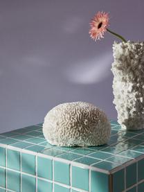 Pieza decorativa de diseño Coral, Blanco, An 18 x Al 10 cm