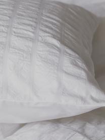 Housse de couette en coton Esme, Blanc, larg. 200 x long. 200 cm