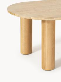 Oválný jídelní stůl z dubového dřeva Dunia, 180 x 110 cm, Masivní dubové dřevo, olejované

Tento produkt je vyroben z udržitelných zdrojů dřeva s certifikací FSC®., Dubové dřevo, světle olejované, Š 180 cm, H 110 cm