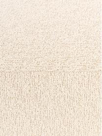 Bouclé-Hocker Sofia, Bezug: Bouclé (100 % Polyester) , Gestell: Fichtenholz, Spanplatte, , Bouclé Hellbeige, B 75 x T 96 cm