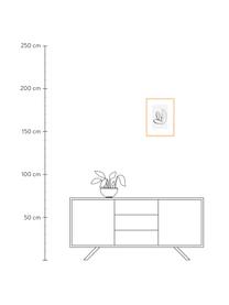 Ingelijste digitale print Aesthetic, Lijst: MDF, Bruin, wit, zwart, 30 x 45 cm