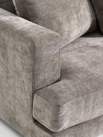 XL Ecksofa Tribeca, Bezug: 100 % Polyester Der strap, Gestell: Buchenholz, Kiefernholz, , Webstoff Taupe, B 326 x T 192 cm, Eckteil rechts