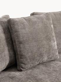 XL Ecksofa Tribeca, Bezug: 100 % Polyester Der strap, Gestell: Buchenholz, Kiefernholz, , Webstoff Taupe, B 326 x T 192 cm, Eckteil rechts