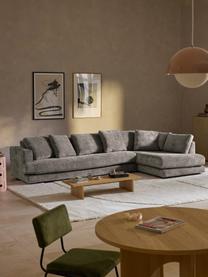 XL Ecksofa Tribeca, Bezug: 100 % Polyester Der strap, Gestell: Buchenholz, Kiefernholz, , Füße: Kiefernholz Dieses Produk, Webstoff Taupe, B 326 x T 192 cm, Eckteil rechts