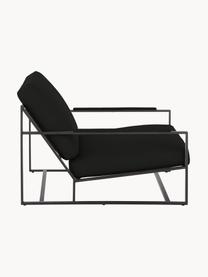 Chaise lounge Andy, 2 élém., Tissu anthracite, Lot de différentes tailles