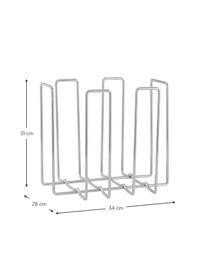 Revistero Wires, Acero cromado, Cromo, An 34 x Al 31 cm